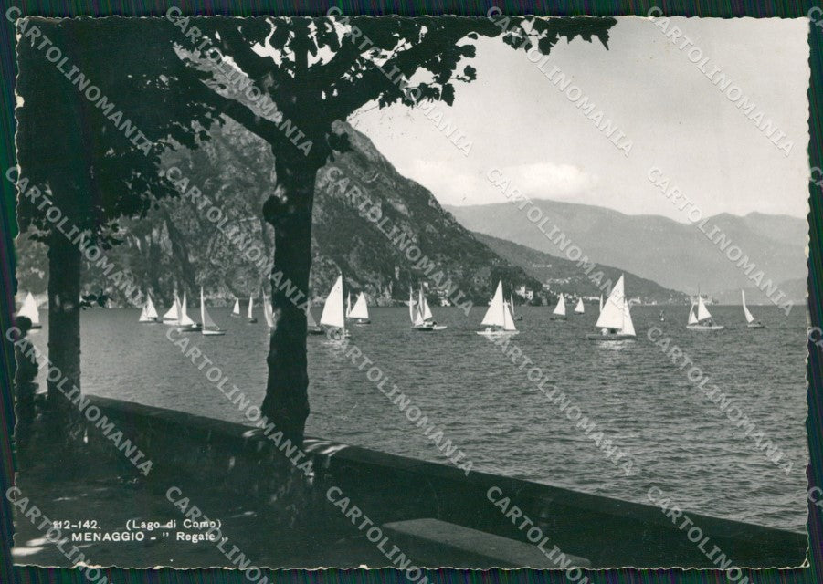 Como Menaggio Lago di Como Regate Foto FG cartolina KV7686 – fronte