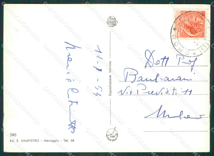 Como Castiglione d'Intelvi Foto FG cartolina KV7692 – retro