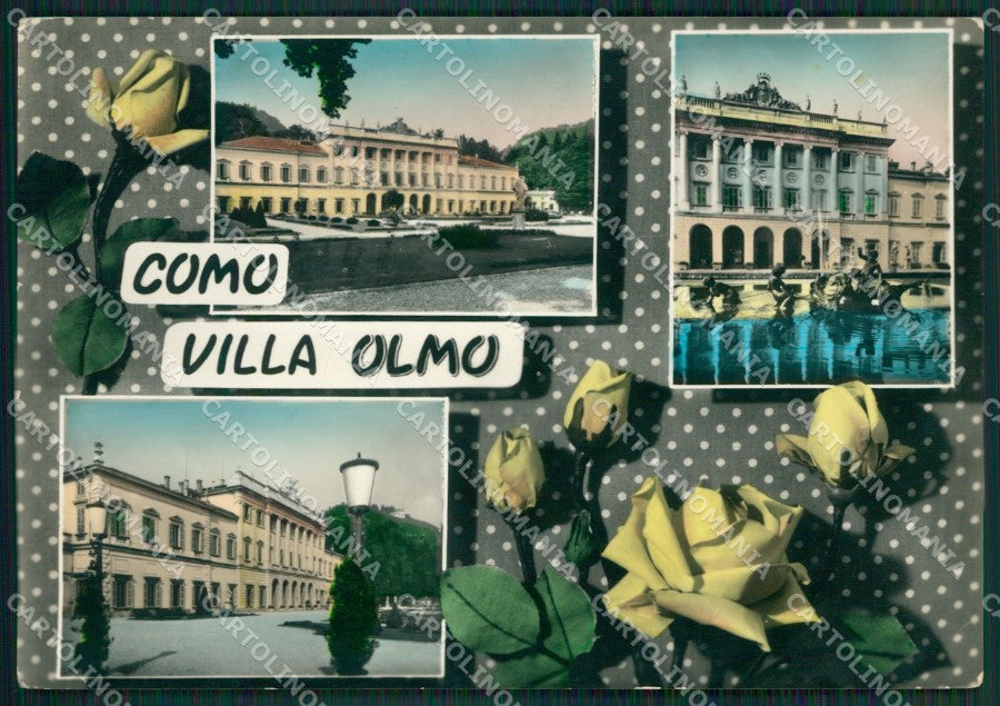 Como Città Villa Olmo PIEGA Foto FG cartolina KV7693 – fronte