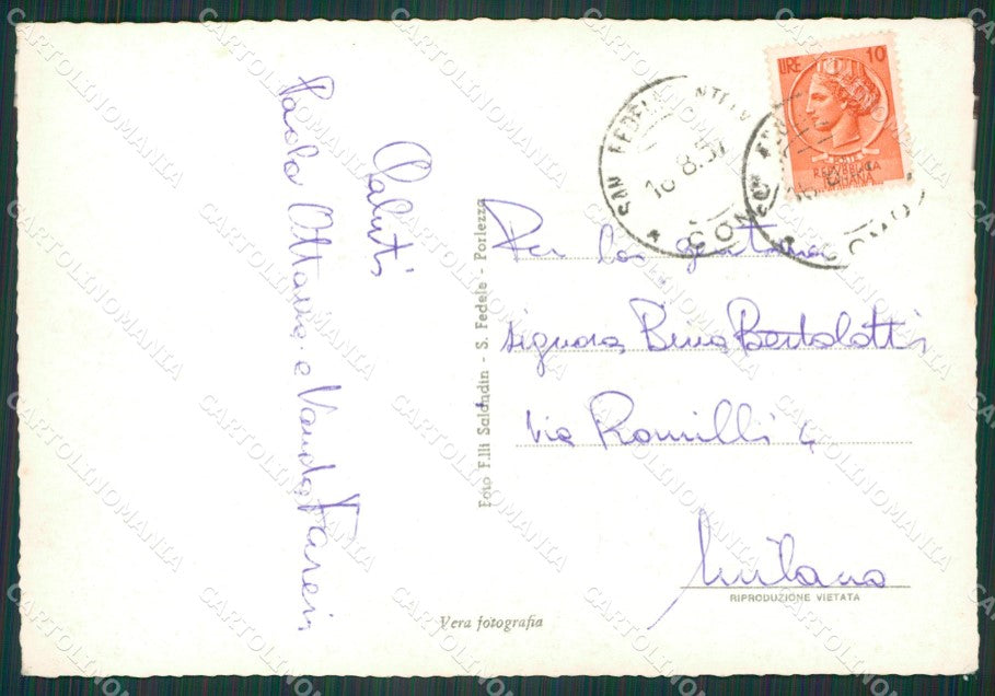 Como San Fedele Intelvi Lago di Lugano Foto FG cartolina KV7695 – retro
