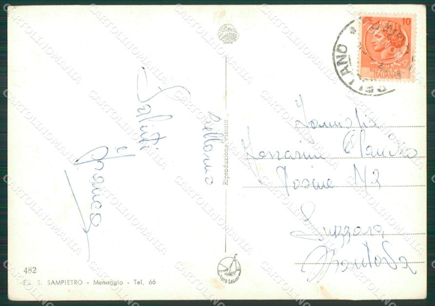 Lecco Bellano Orrido di Foto FG cartolina KV7698 – retro