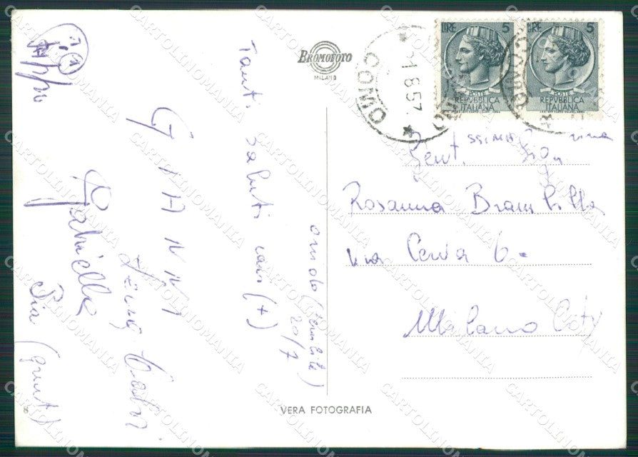 Lecco Bellano Orrido di Foto FG cartolina KV7699 – retro