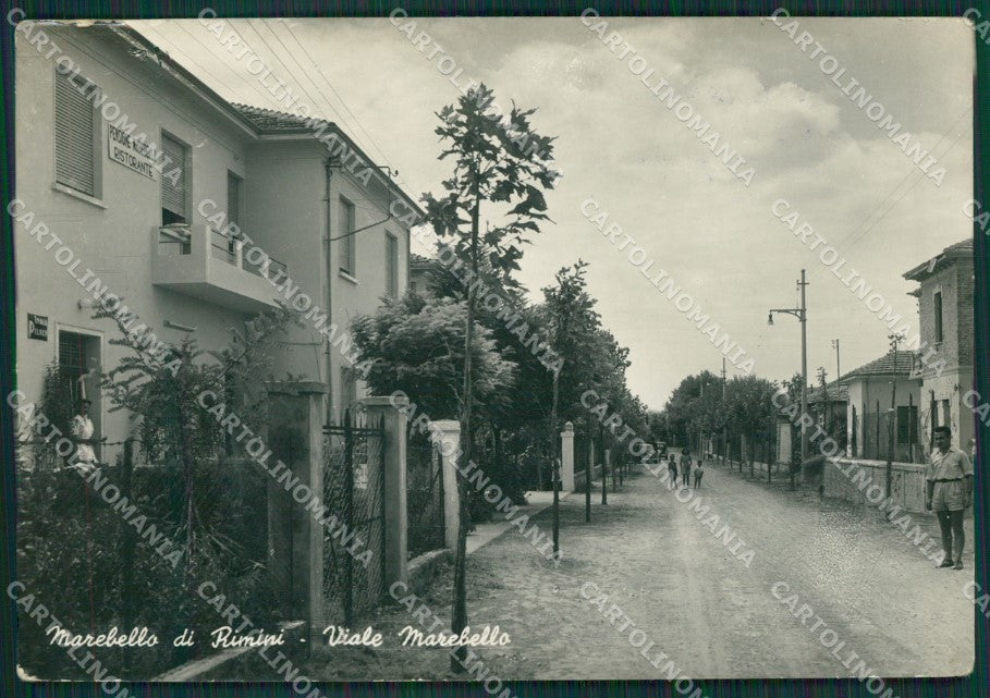 Rimini Marebello di ABRASA Foto FG cartolina KV7701 – fronte