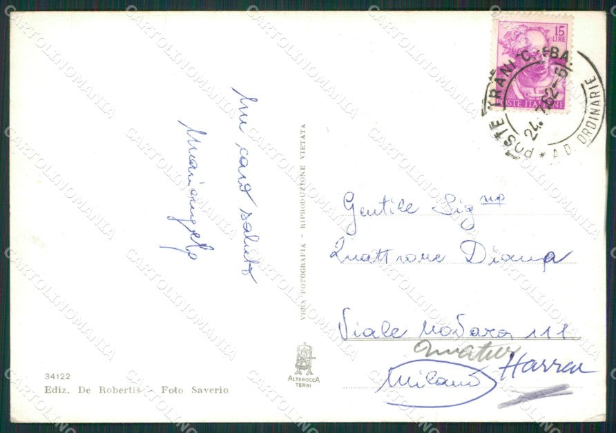 Bari Barletta Trani PIEGA Foto FG cartolina KV7714 – retro