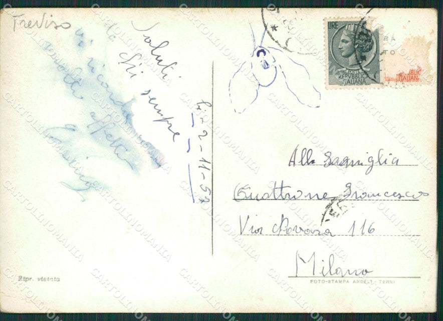 Treviso Oderzo ABRASA Foto FG cartolina KV7721 – retro