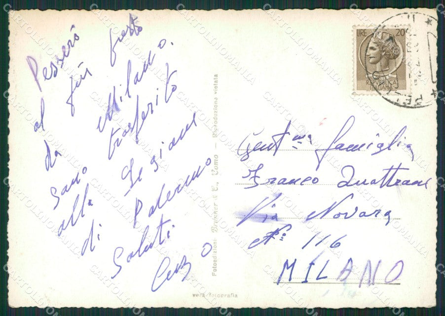 Como Pellio Superiore Foto FG cartolina KV7722 – retro