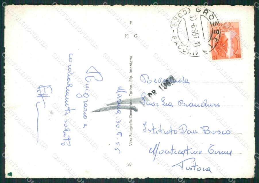 Grosseto Marina di Foto FG cartolina KV7728 – retro