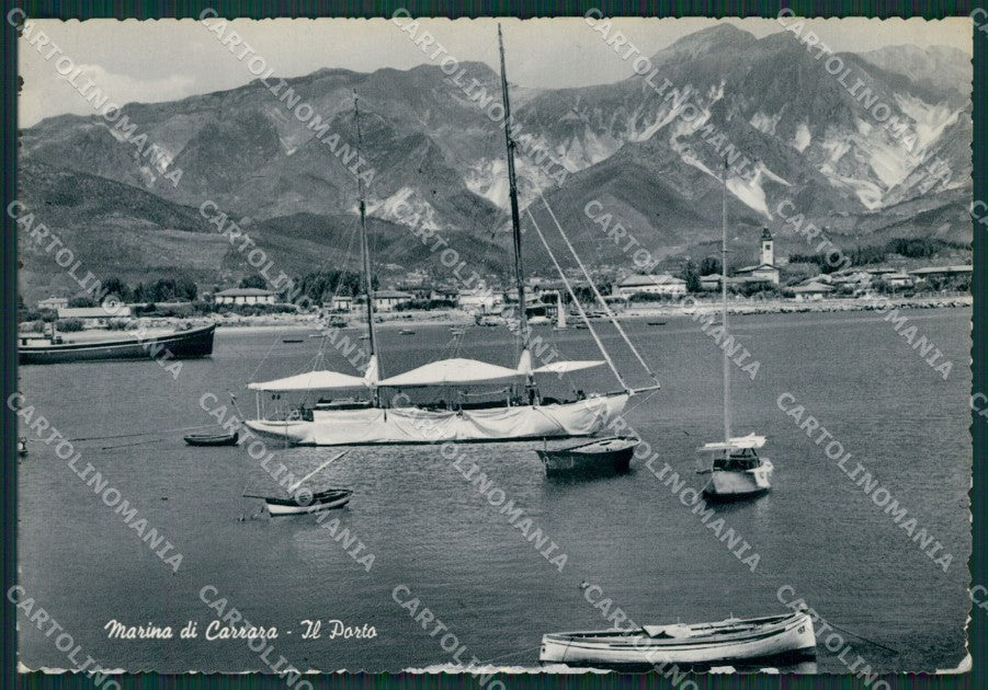 Massa Carrara Marina di Barche Foto FG cartolina KV7731 – fronte