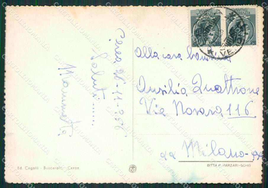 Verona Cerea Foto FG cartolina KV7746 – retro