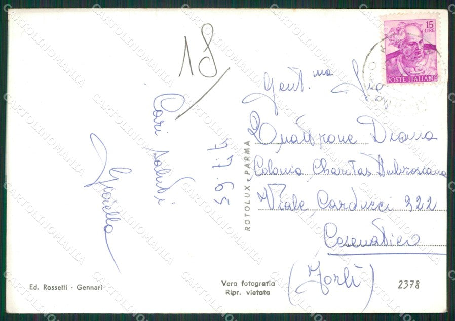 Parma Langhirano Auto Foto FG cartolina KV7751 – retro
