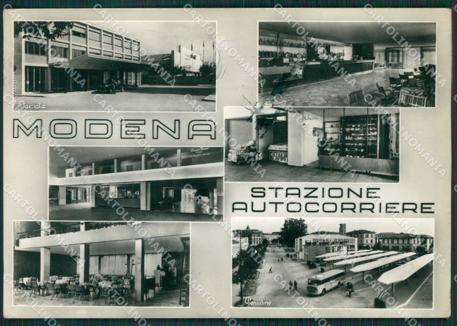 Modena Città Stazione Corriera Foto FG cartolina KV7758 – fronte