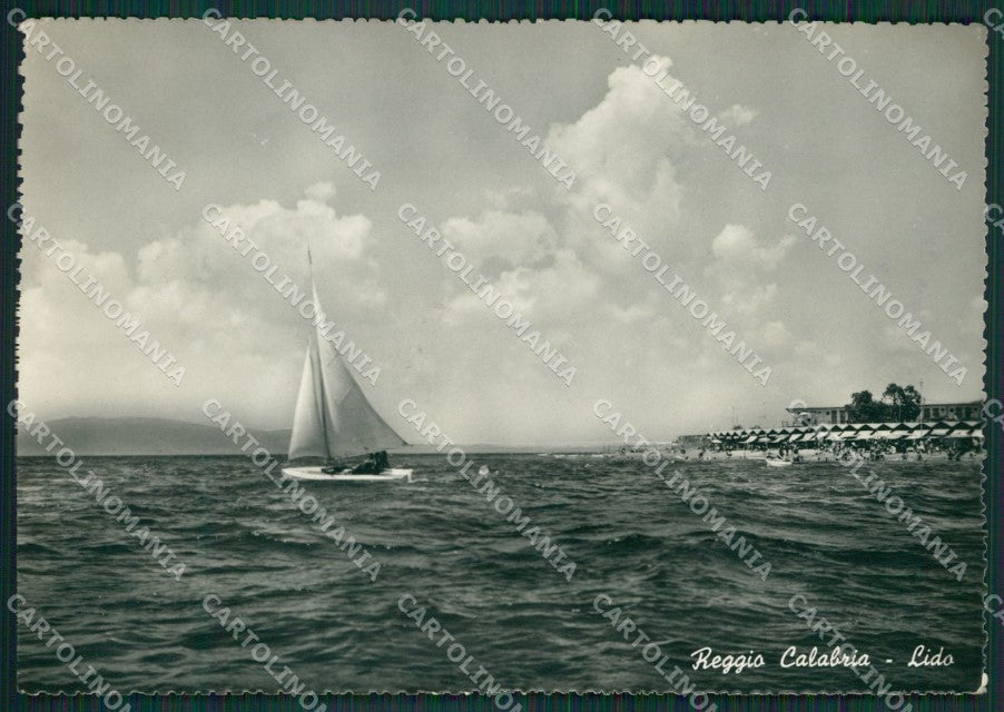 Reggio Calabria Città Barca Foto FG cartolina KV7774 – fronte