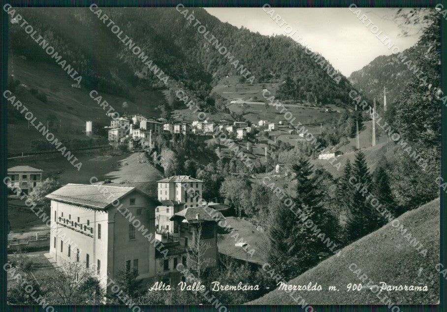 Bergamo Mezzoldo Foto FG cartolina KV7807 – fronte