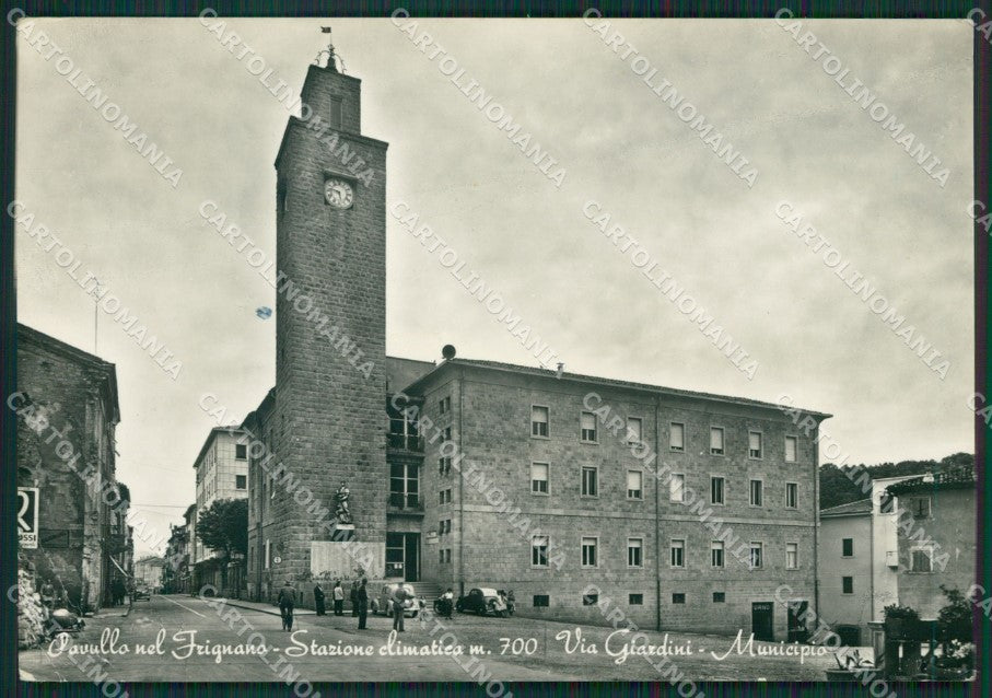 Modena Pavullo nel Frignano Municipio PIEGHE Foto FG cartolina KV7816 – fronte