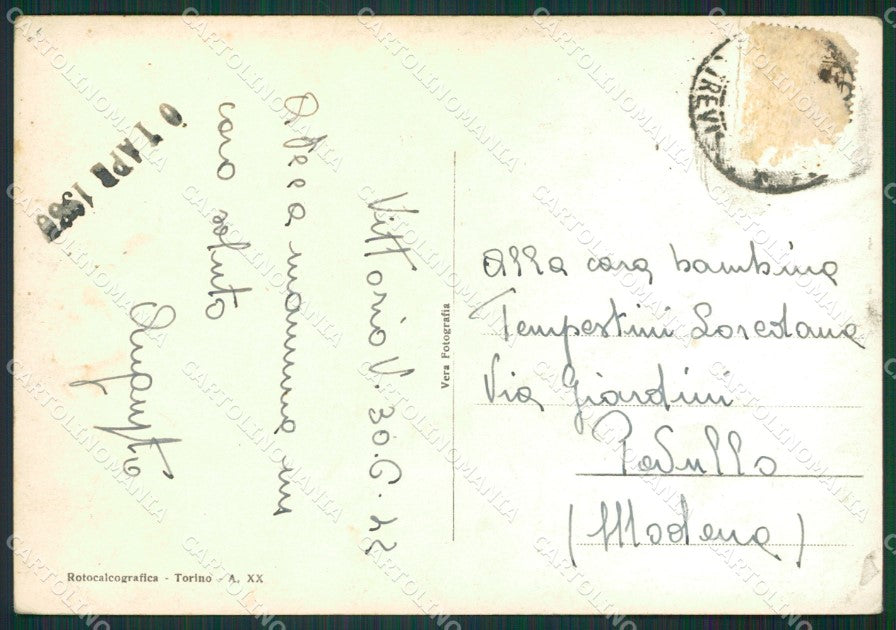 Treviso Vittorio Veneto PIEGA Foto FG cartolina KV7827 – retro