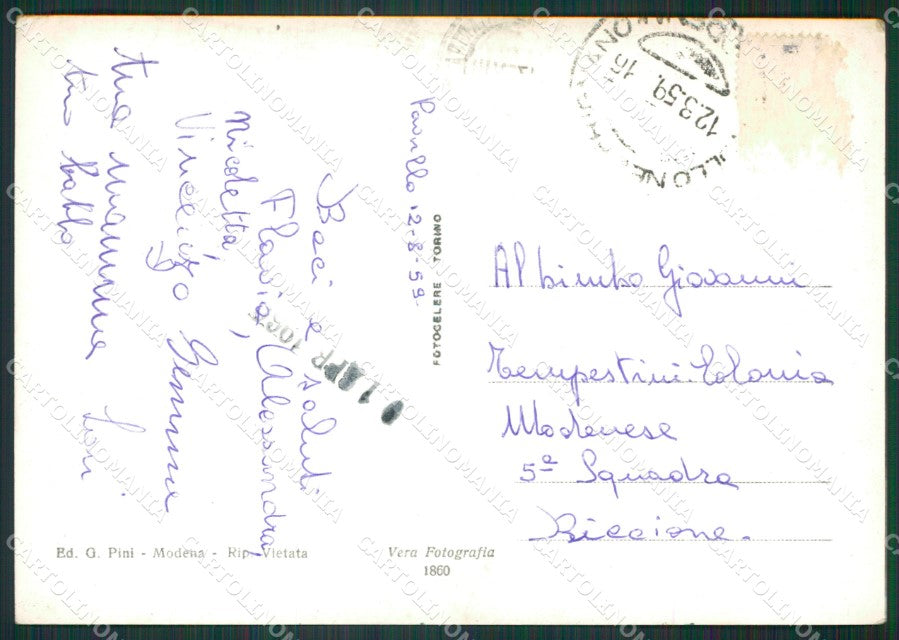 Modena Pavullo nel Frignano Tennis Foto FG cartolina KV7836 – retro