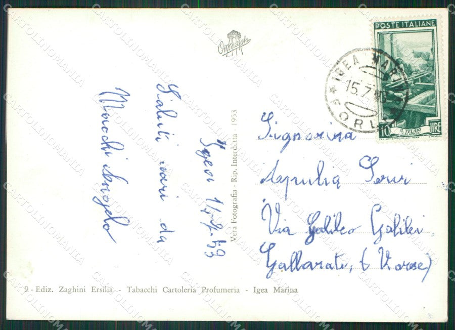 Rimini Igea Marina Foto FG cartolina KV7855 – retro