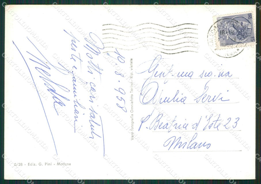 Parma Salsomaggiore Terme Foto FG cartolina KV7861 – retro