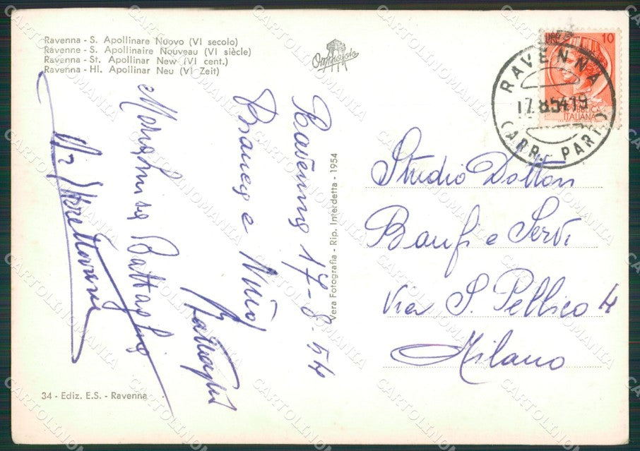 Ravenna Città Foto FG cartolina KV7863 – retro