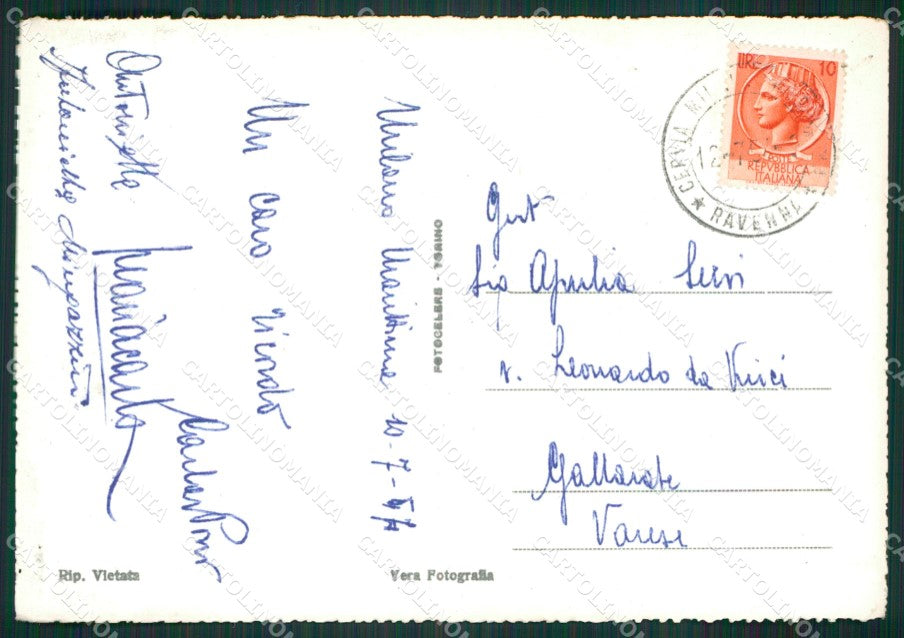 Ravenna Cervia Foto FG cartolina KV7885 – retro