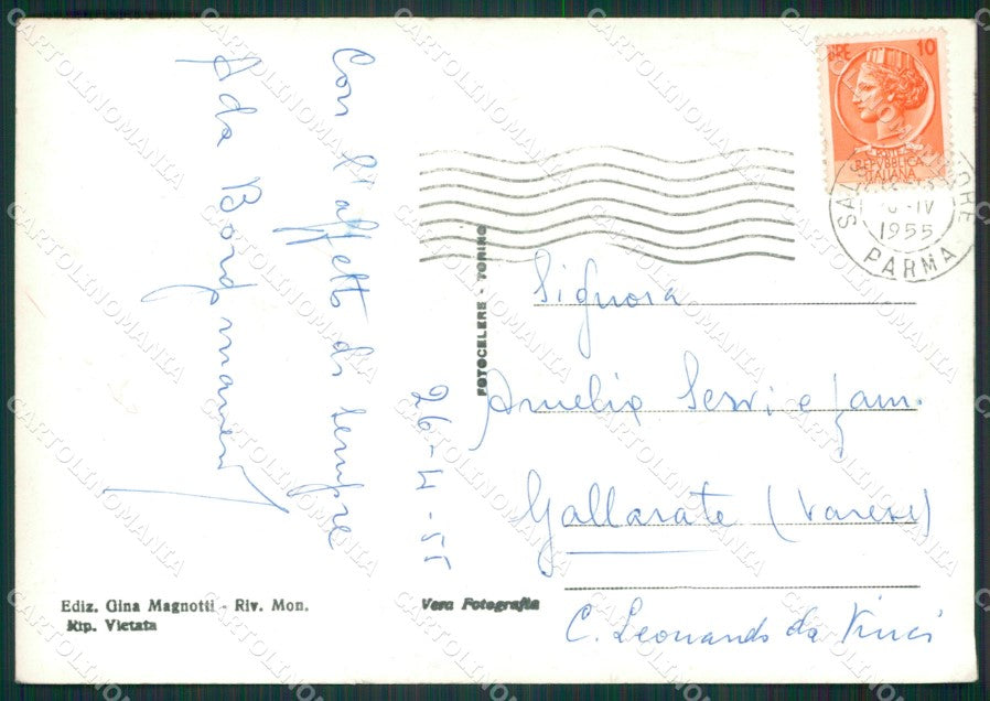 Parma Salsomaggiore Terme PIEGHINA Foto FG cartolina KV7891 – retro