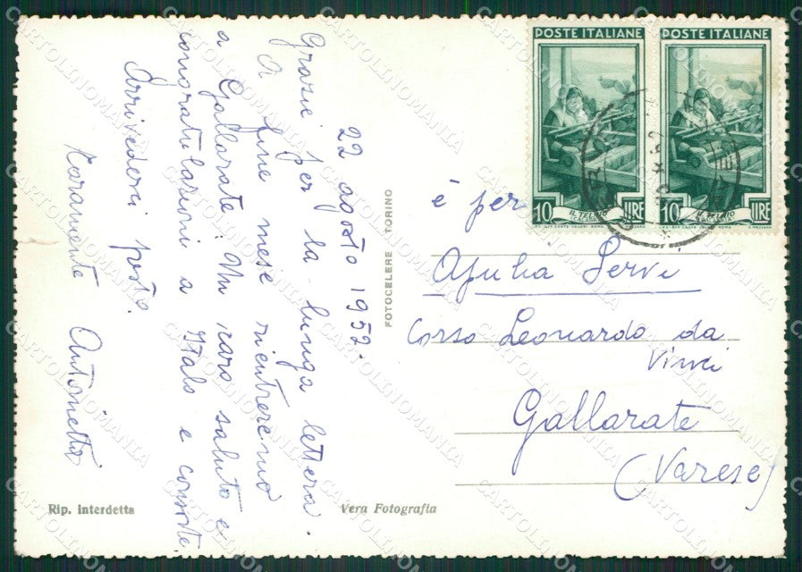 Rimini Cervia STRAPPINO Foto FG cartolina KV7894 – retro