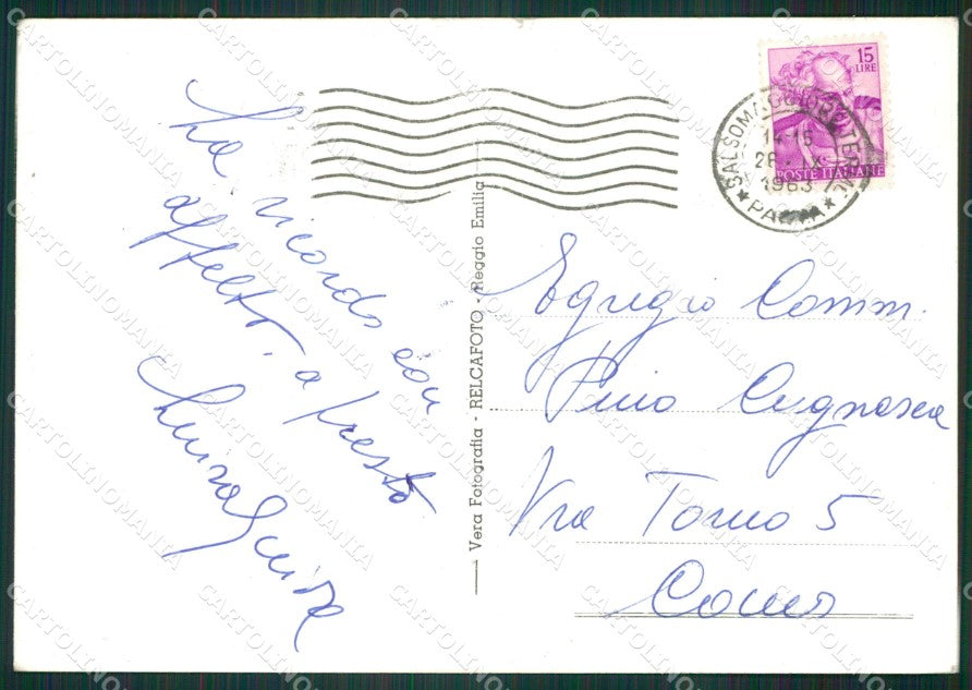 Parma Salsomaggiore Terme Terme Berzieri Foto FG cartolina KV7903 – retro