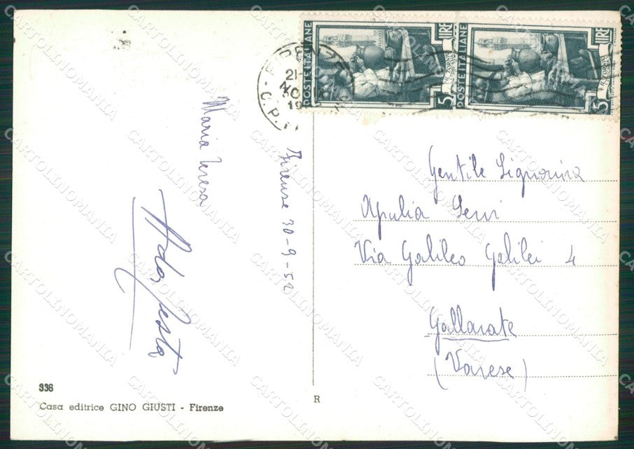Firenze Città Foto FG cartolina KV7927 – retro