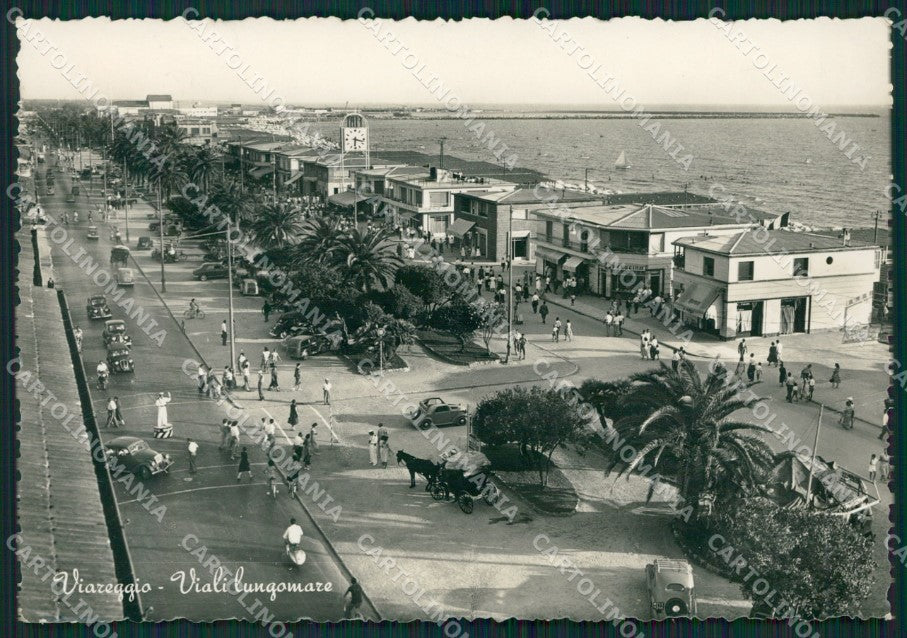 Lucca Viareggio Auto Vespa Foto FG cartolina KV7936 – fronte