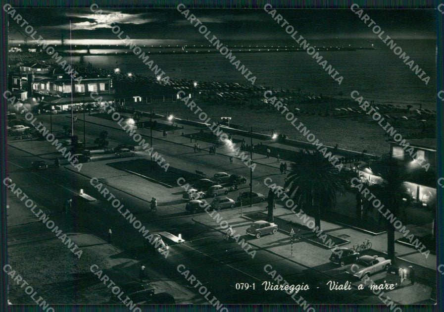 Lucca Viareggio Chiaro di Luna Auto Foto FG cartolina KV7938 – fronte