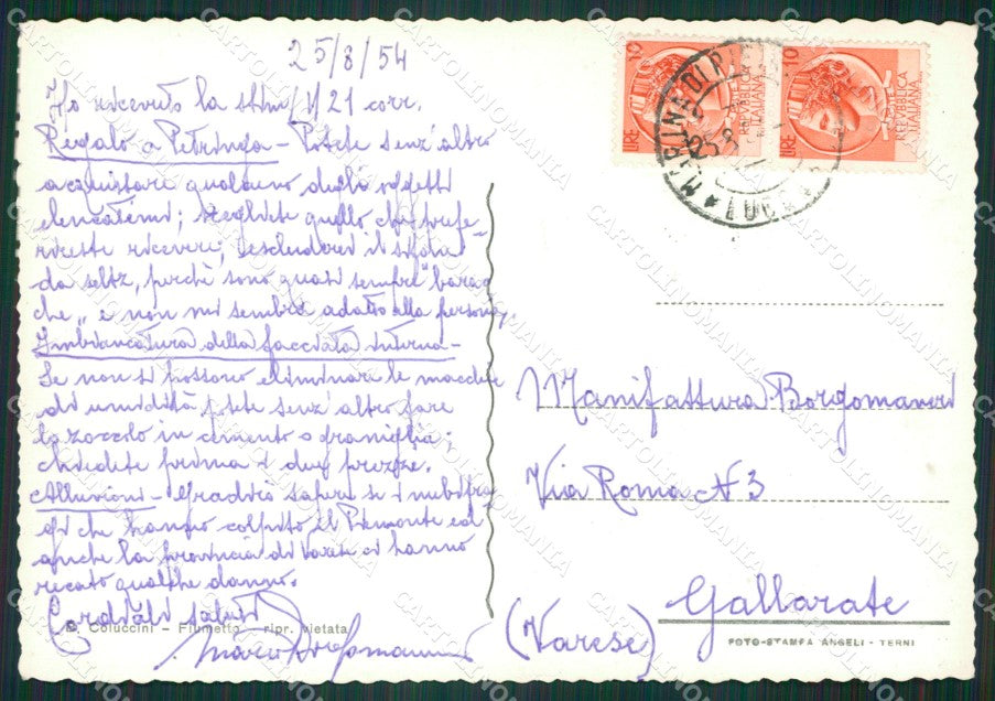 Lucca Pietrasanta Marina di Foto FG cartolina KV7964 – retro