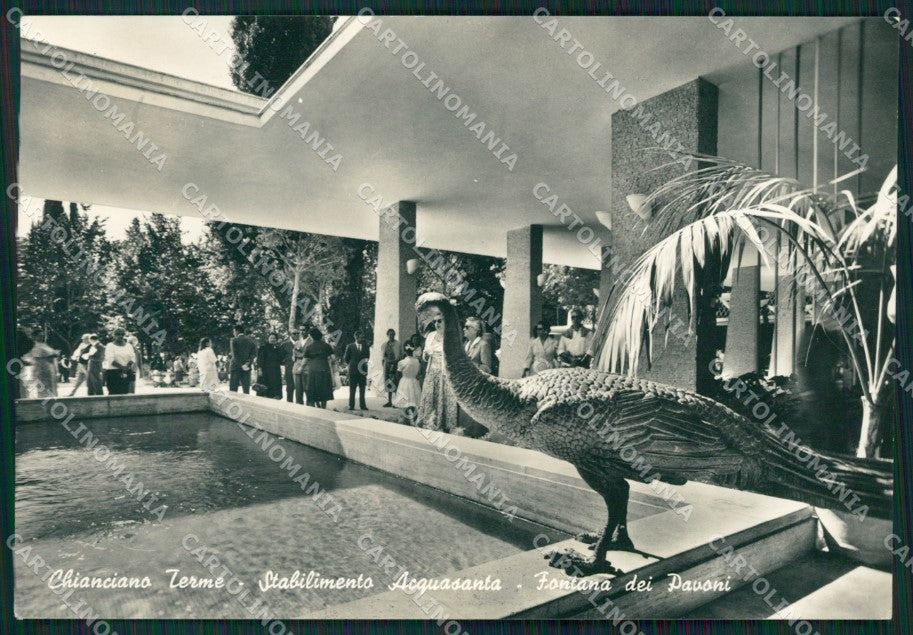 Siena Chianciano Terme Stabilimento Acquasanta Foto FG cartolina KV7966 – fronte