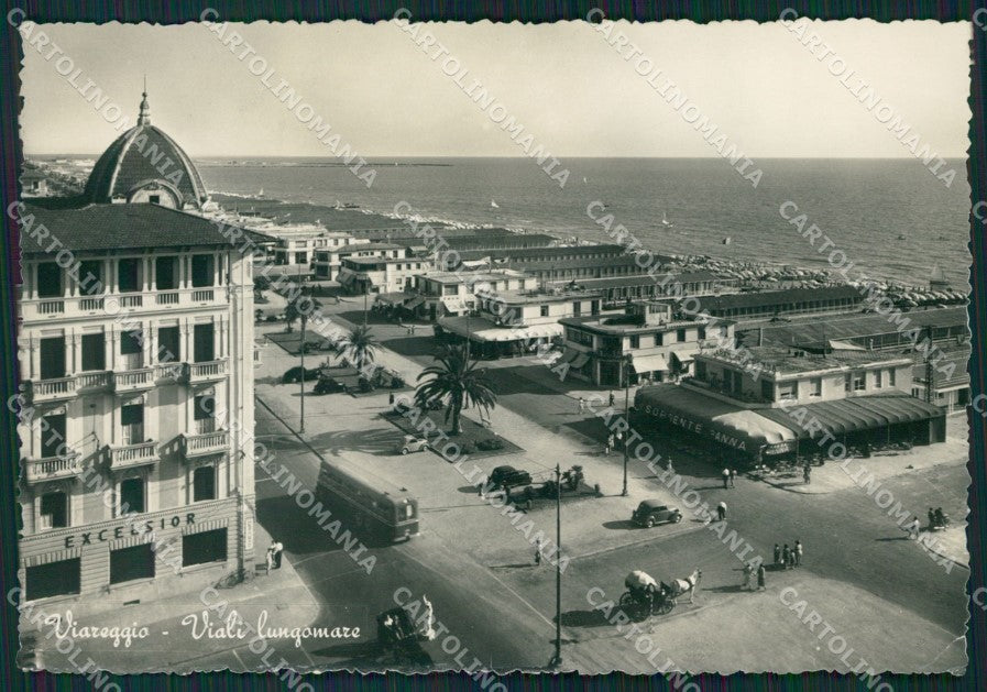 Lucca Viareggio Auto Corriera Foto FG cartolina KV7967 – fronte