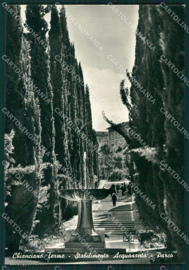 Siena Chianciano Terme Stabilimento Acquasanta Foto FG cartolina KV7987 – fronte