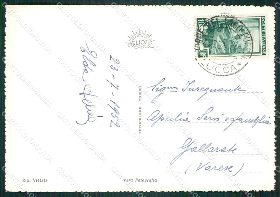 Lucca Viareggio Torre del Lago Puccini Foto FG cartolina KV7989 – retro