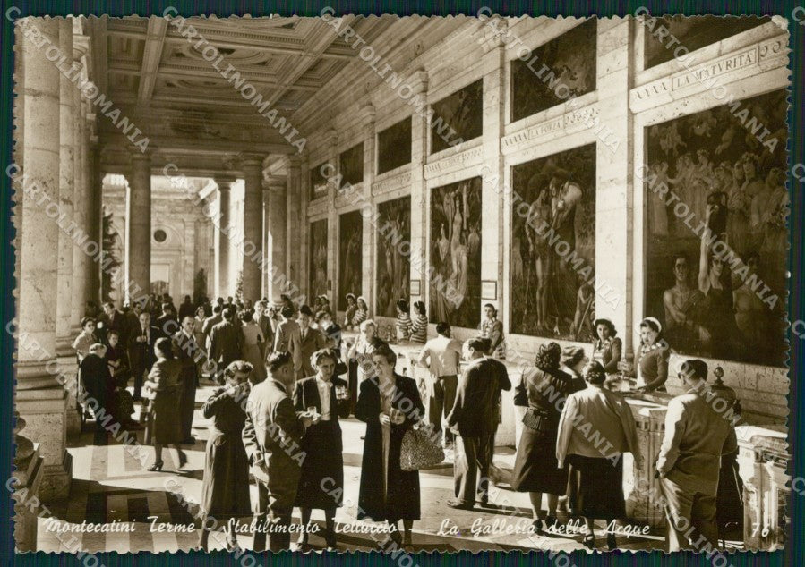 Pistoia Montecatini Terme Stabilimeno Tettuccio Foto FG cartolina KV8000 – fronte