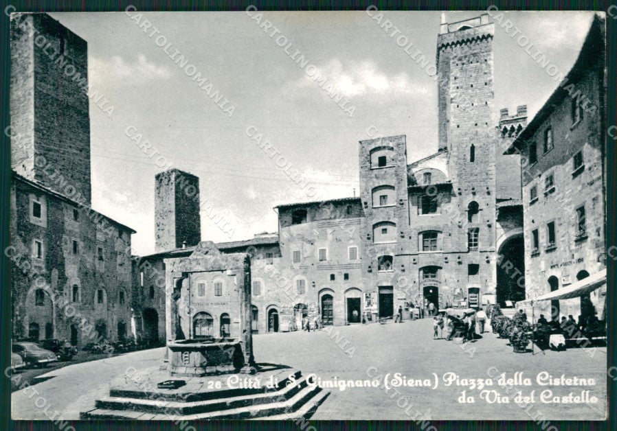 Siena San Gimignano Foto FG cartolina KV8001 – fronte