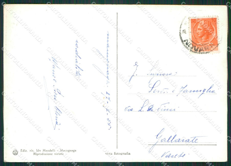 Verbania Macugnaga Monte Rosa Foto FG cartolina KV8063 – retro