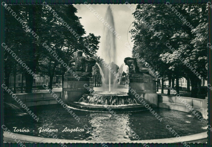 Torino Città Fontana Foto FG cartolina KV8087 – fronte