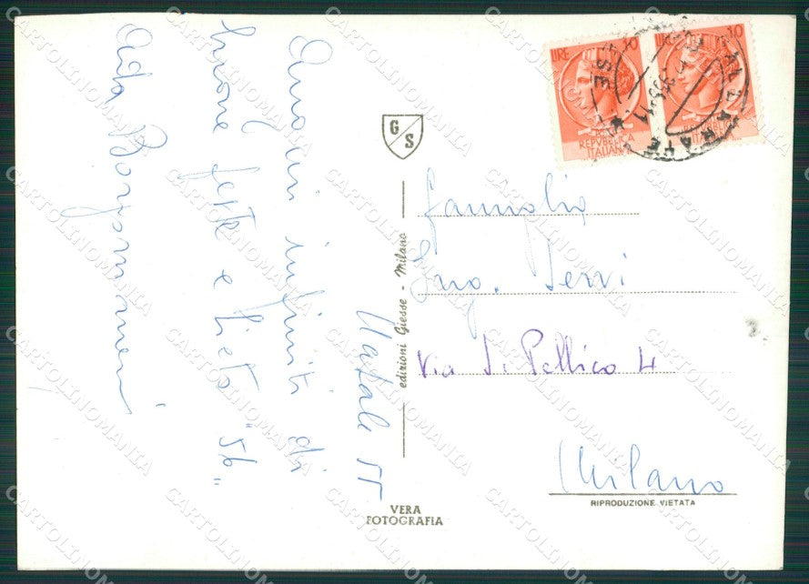 Milano Città Foto FG cartolina KV8116 – retro