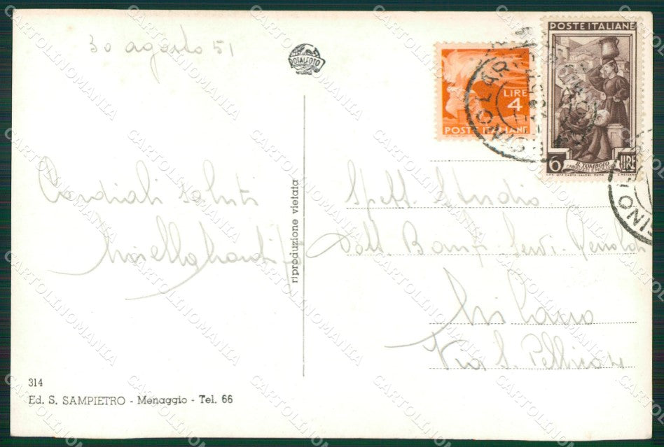 Lecco Esino Lario Foto FG cartolina KV8140 – retro