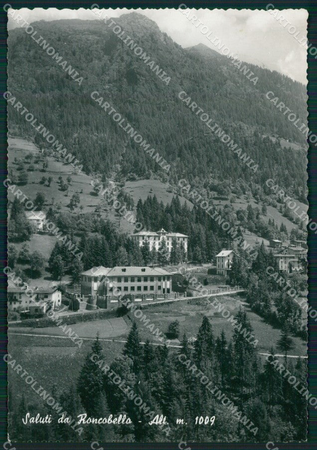 Bergamo Roncobello Foto FG cartolina KV8149 – fronte
