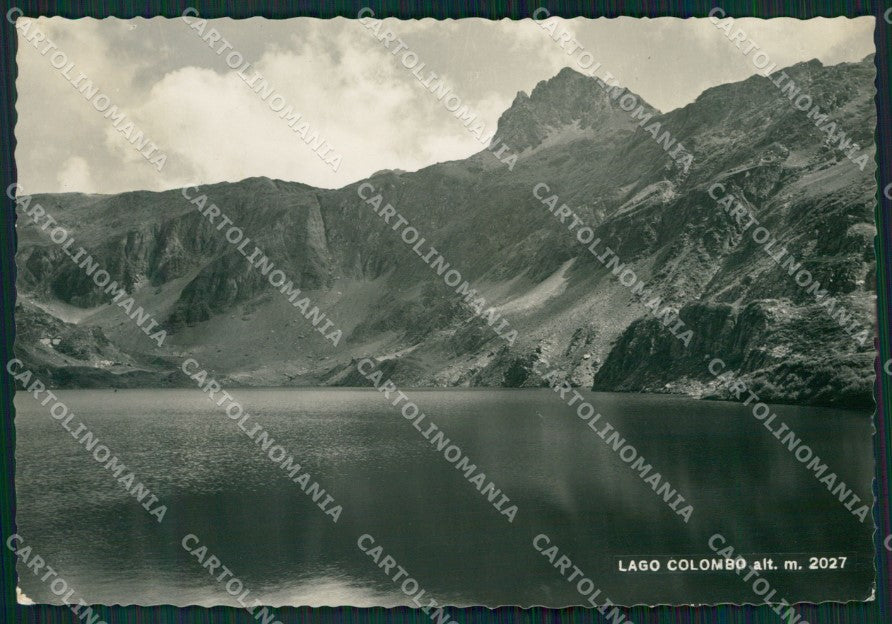 Bergamo Branzi Lago di Colombo Valle Brembana Foto FG cartolina KV8151 – fronte