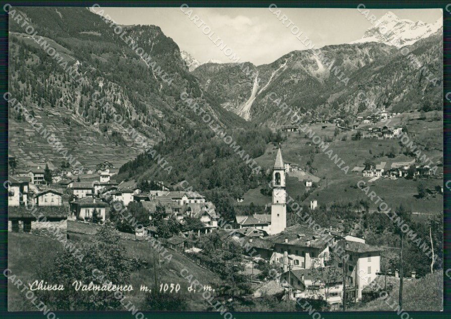Sondrio Chiesa Valmalenco Foto FG cartolina KV8172 – fronte