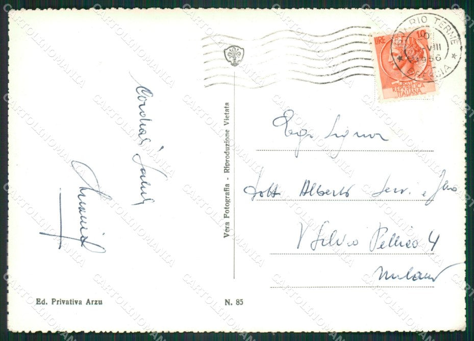 Brescia Boario Terme Foto FG cartolina KV8175 – retro