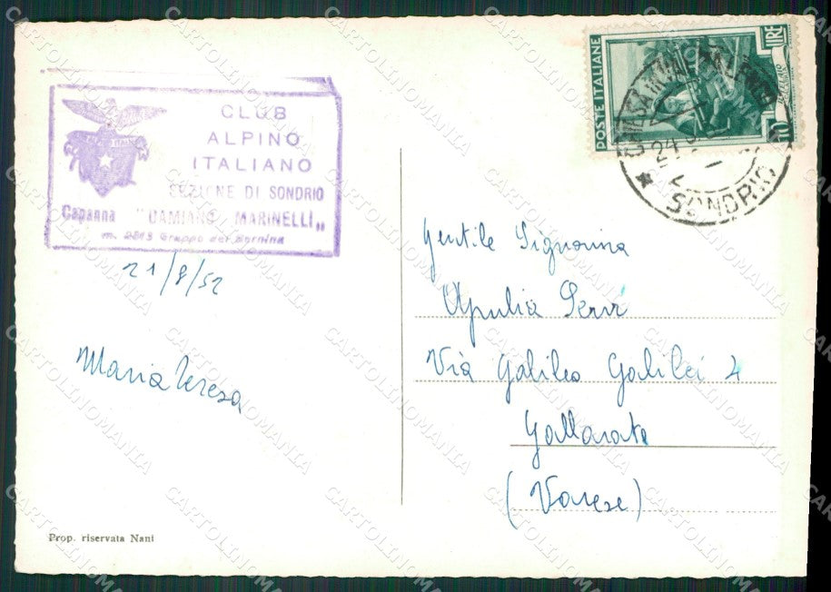 Como Castiglione d'Intelvi Foto FG cartolina KV8181 – retro