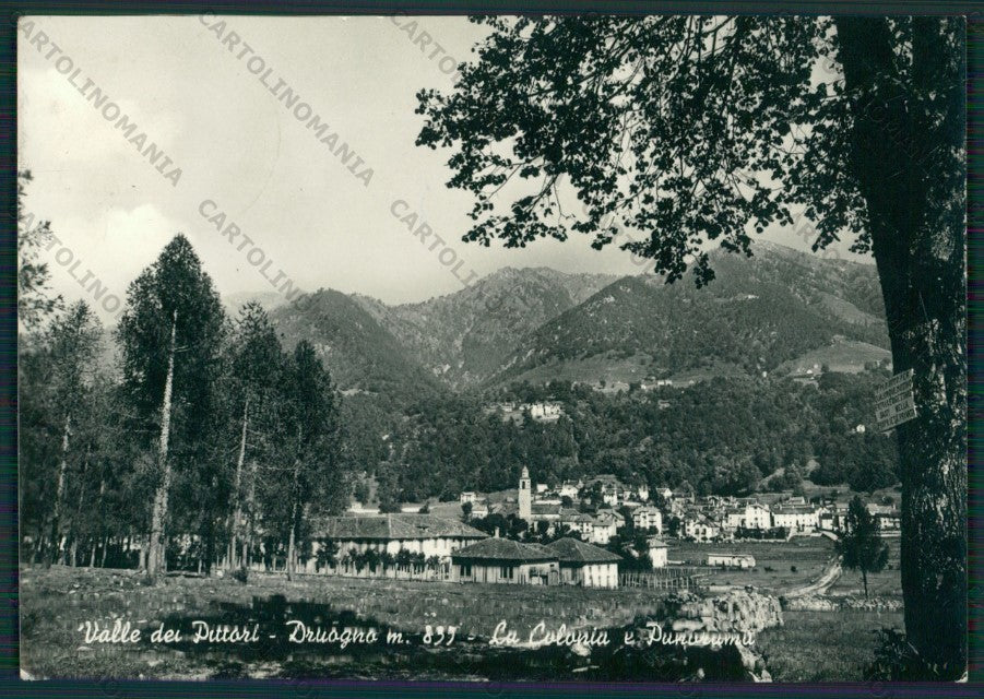 Verbania Druogno Valle dei Pittori Colonia PIEGA Foto FG cartolina KV8183 – fronte