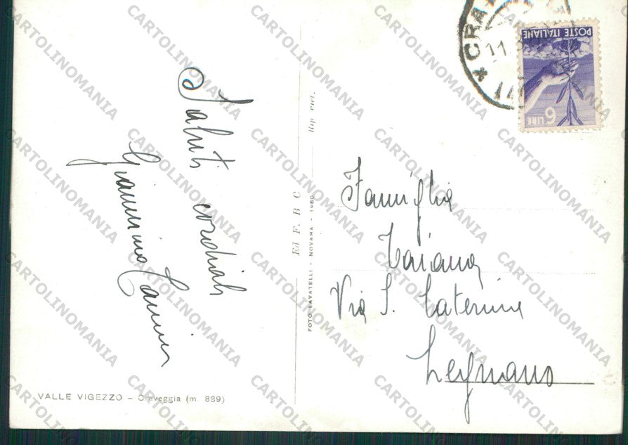Verbania Craveggia Foto FG cartolina KV8188 – retro