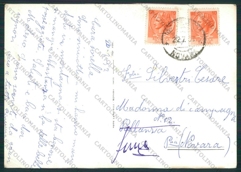 Verbania Malesco PIEGHINA Foto FG cartolina KV8189 – retro
