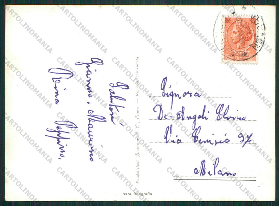 Verbania Cannobio Lago Maggiore Foto FG cartolina KV8198 – retro
